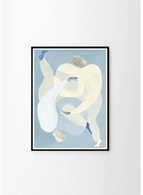 Постер 70x100 cm Hold You - Blue – Sofia Lind – The Poster Club