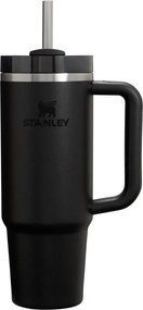 Черен термос със сламка от неръждаема стомана 890 ml Quencher H2.O FlowState™ Tumbler Black 2.0 – Stanley