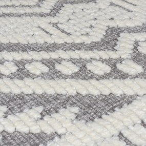 Сива пътека от шенил подходяща за пране 60x240 cm Jaipur – Flair Rugs