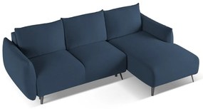 Син ъглов диван (десен ъгъл) Malie – Makamii