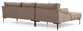 Бежов ъглов диван , ляв ъгъл Leo - Artie