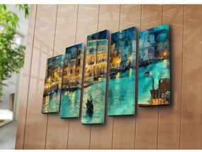 Картини в комплект от 5 бр. Venice - Wallity