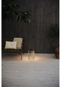 Зелен екстериорен LED фенер със соларен панел с USB (височина 54 cm) Cavia – Markslöjd