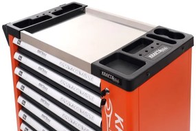Работна количка за инструменти 258бр. - 7 чекмеджета KD1067