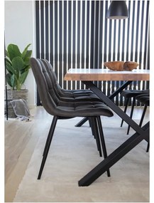 Тъмносиви трапезни столове в комплект 2 бр. Moseby – Bonami Essentials