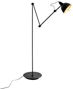 Черна подова лампа Coben - CustomForm