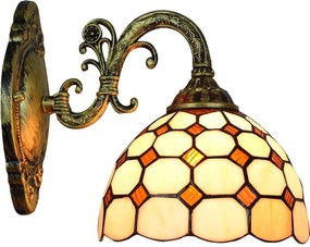 Brilagi - стенна витражна лампа DORAN в стил Tiffany 1xE27/40W/230V