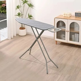 Маса за гладене Kinghoff KH 1939, 114x35.5 см, 7 позиции за регулиране, Поставка за ютия, Сив