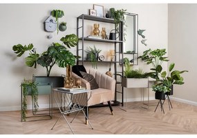 Сив стенен часовник с махало , 21,5 x 41,5 cm Modern Cuckoo - Karlsson