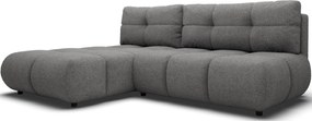 Ъглов Диван Лимо - Тъмно Сив - Ляв