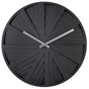 Черен стенен часовник , ø 40 cm Slides - Karlsson