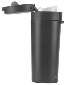 Черен термос за пътуване , 400 ml Fuori - Vialli Design