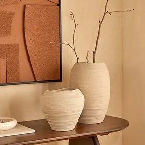 Ваза atmosphera Prudi, Керамика, Бял, 32 cm