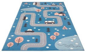 Син детски килим 80x150 cm Adventures - Hanse Home