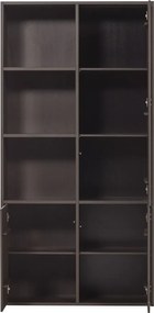 Тъмнокафяв модулен шкаф от масивен бор 108x215 cm Meggy – WOOOD