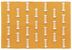 Жълта охра килим подходящ за пране 50x80 cm Juline – douceur d'intérieur