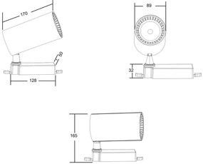 Точкова релса Maytoni Vuoro 40W4K-Leuko