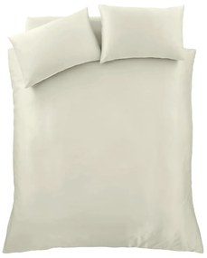 Бежово двойно сатенено спално бельо 200x200 cm Silky Soft – Catherine Lansfield