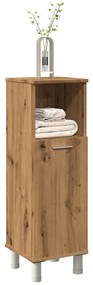 856138 vidaXL Шкаф за баня Artisan Oak 30x30x95 cm Инженерна дървесина
