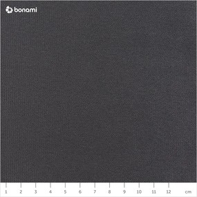 Тъмносиво U-образно разтегателно канапе от кадифе, десен ъгъл Lofty Lilly - Miuform