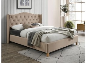 Тапицирано легло CADERA Velvet, 160x200, bluvel 28