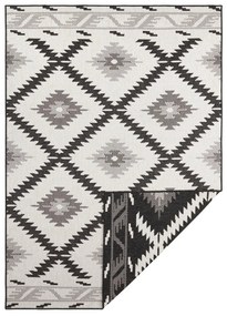 Черно-кремав килим за открито , 170 x 120 cm Malibu - NORTHRUGS