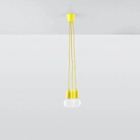 Жълто висящо осветително тяло ø 15 cm Rene – Nice Lamps