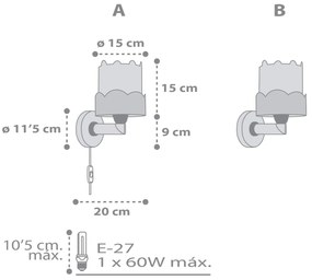 Стенна апличка Ango Baby Bunny-Green