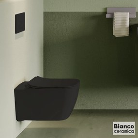 Κρεμαστή λεκάνη Bianco Ceramica Mizo -Mauro