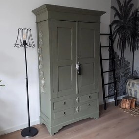 Метален абажур черен 30/26 - Granny Frame