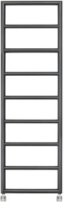 Релса за кърпи с отопление Tempo-Антрацит-150 x 50 cm.