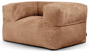 Кафяв пуф от рипсено кадифе MooG – SLOWDOWN