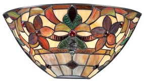 Quoizel QZ-KAMI-WU - Стенно осветително тяло Tiffany KAMI 2xE14/60W/230V