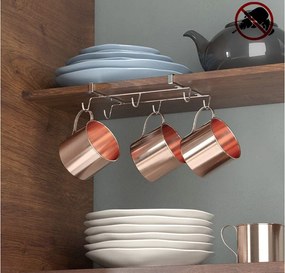 закачалка за чаши TEKNO TEL SF-273 , окачена система хром