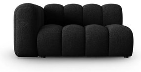 Черно-антрацитен модулен диван (ляв ъгъл) Lupine – Micadoni Home