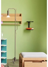 Черен стенен рафт на няколко нива 25,5 cm Oto – Hübsch