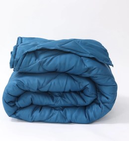 Лятна олекотена завивка за спалня Елинор Петрол 200/210 см.