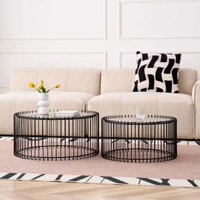 Кафе-маса Temporal Nest-Черно