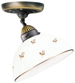 Kolarz 731.10.170-Плафонен полилей NONNA 1xE27/75W/230V, Ø 20 см, декоративен елемент цвете, покритие розово злато