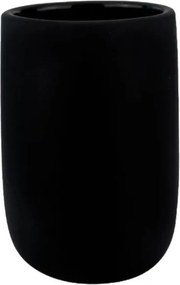 Черна керамична чаша за четка за зъби Lotus - Mette Ditmer Denmark