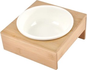 Бамбукова купа с основа за куче ø 16 cm – Love Story