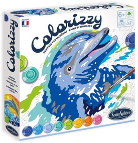 Sentosphere - Комплект за оцветяване с цифри делфини 4509