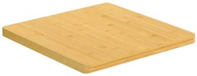 352700 vidaXL Плот за маса 60x60x2,5 см бамбук
