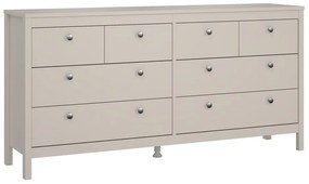 Сиво-бежов скрин 159x80x38 cm Madrid – Tvilum