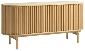 Нисък скрин от дъб 160x73 cm Carno - Unique Furniture