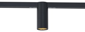 Модерен прожектор черен за релсова система 1-фазен GU10 35mm - Slimline Nubee Honey