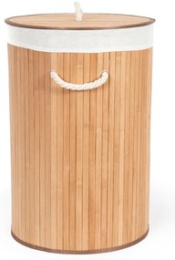 Кръгла бамбукова кошница за пране - Compactor