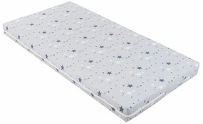 KIKKA BOO Матрак FANTASIA PLUS 60/120/6 см STARS GREY