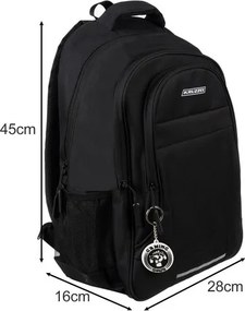 Черна раница от издръжлив материал - няколко размера Objem 22 L