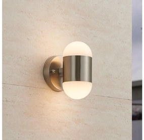 Eglo 75392 - LED външна стенна лампа MEROLA 2xLED/3,7W/230V IP44 матов хром